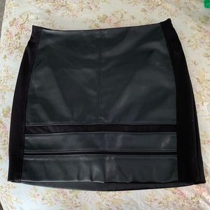 Leather skirt